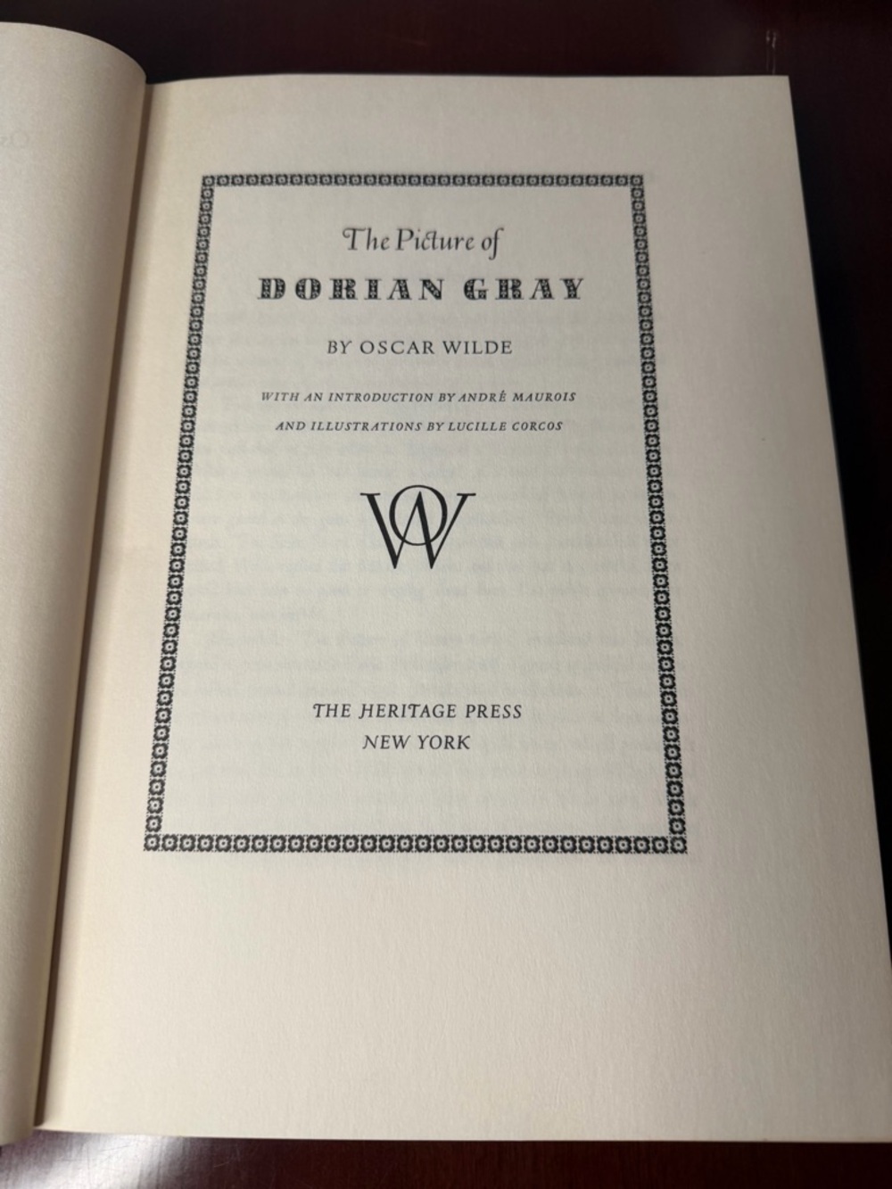Oscar Wilde Heritage Press Illustrated Hardcover The Picture of Dorian Gray - Picture 5 of 12